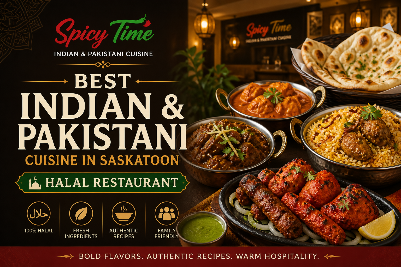 Best Indian & Pakistani Cuisine in Saskatoon
