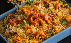 Shrimps Biryani