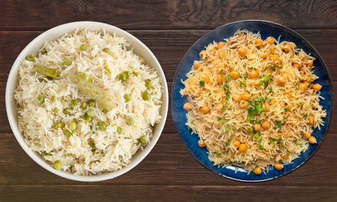 Pulao Rice (Peas or Chana)