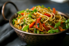 Vegetable Hakka Noodles