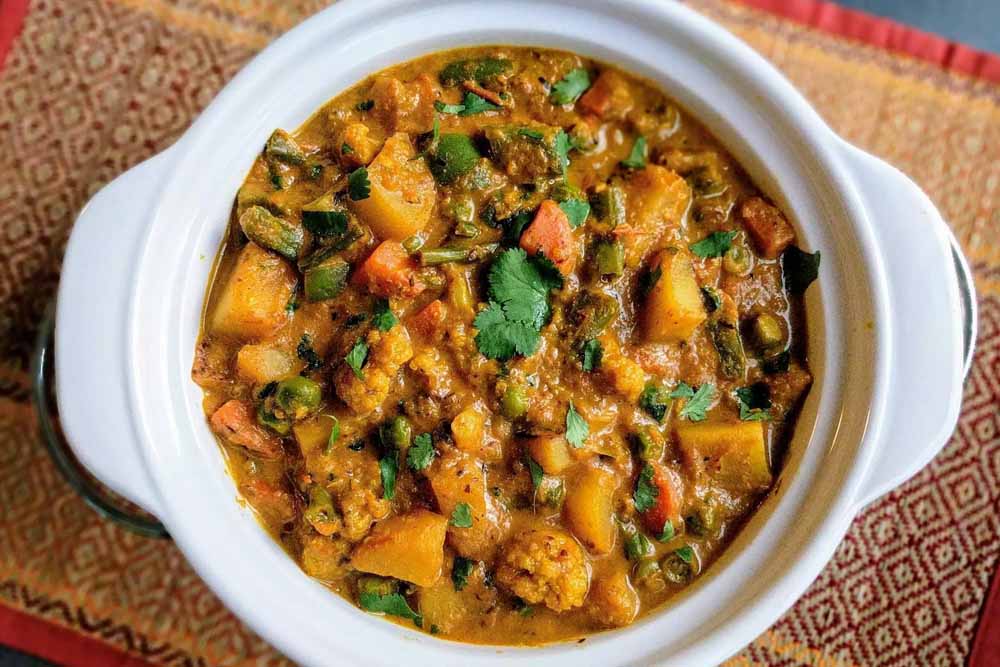 Mixed Vegetable Curry - Spicy Time