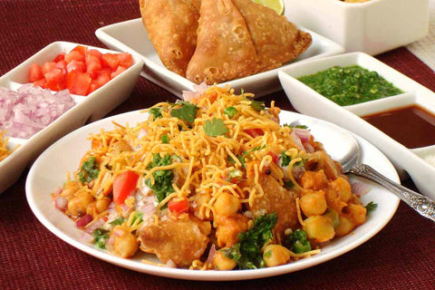 Samosa Chana Chat